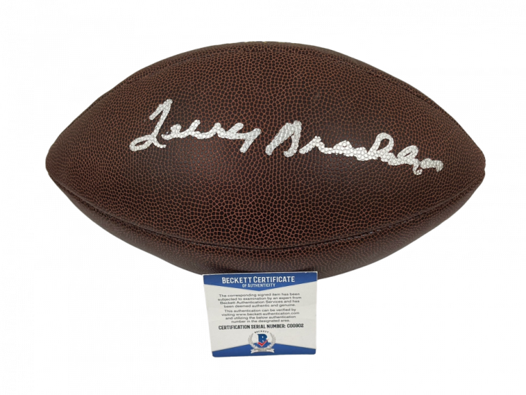 TERRY BRADSHAW SIGNED NFL FOOTBALL PITTSBURGH STEELERS AUTOGRAPH BECKETT COA 1 COLLECTIBLE MEMORABILIA