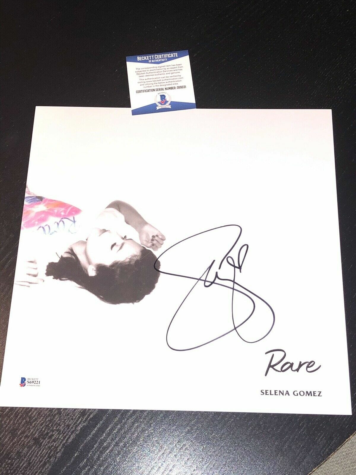 Signed high quality Selena Gomez Rare Signed Vinyl