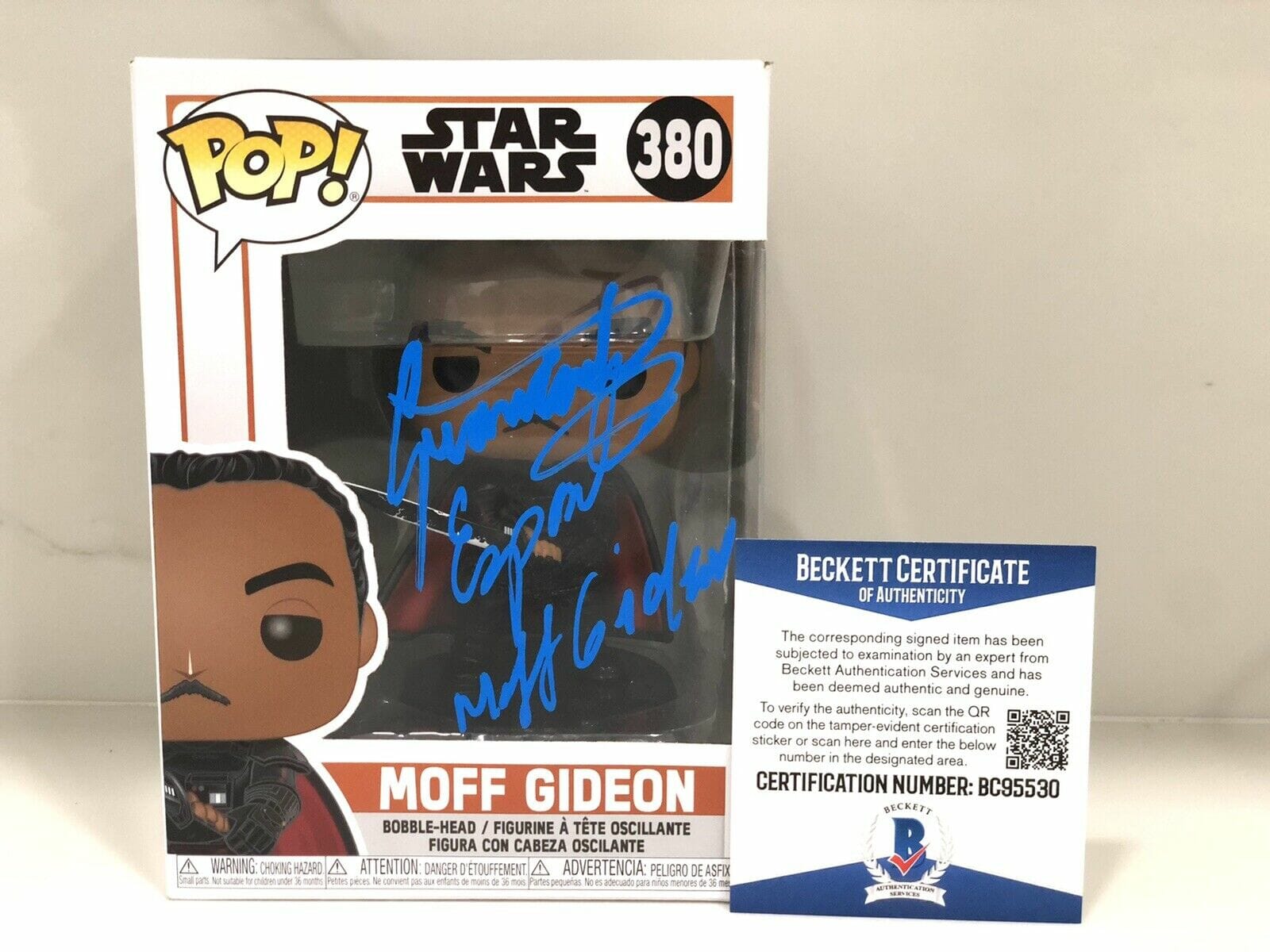 Funko Pop Moff cheapest Gideon signed