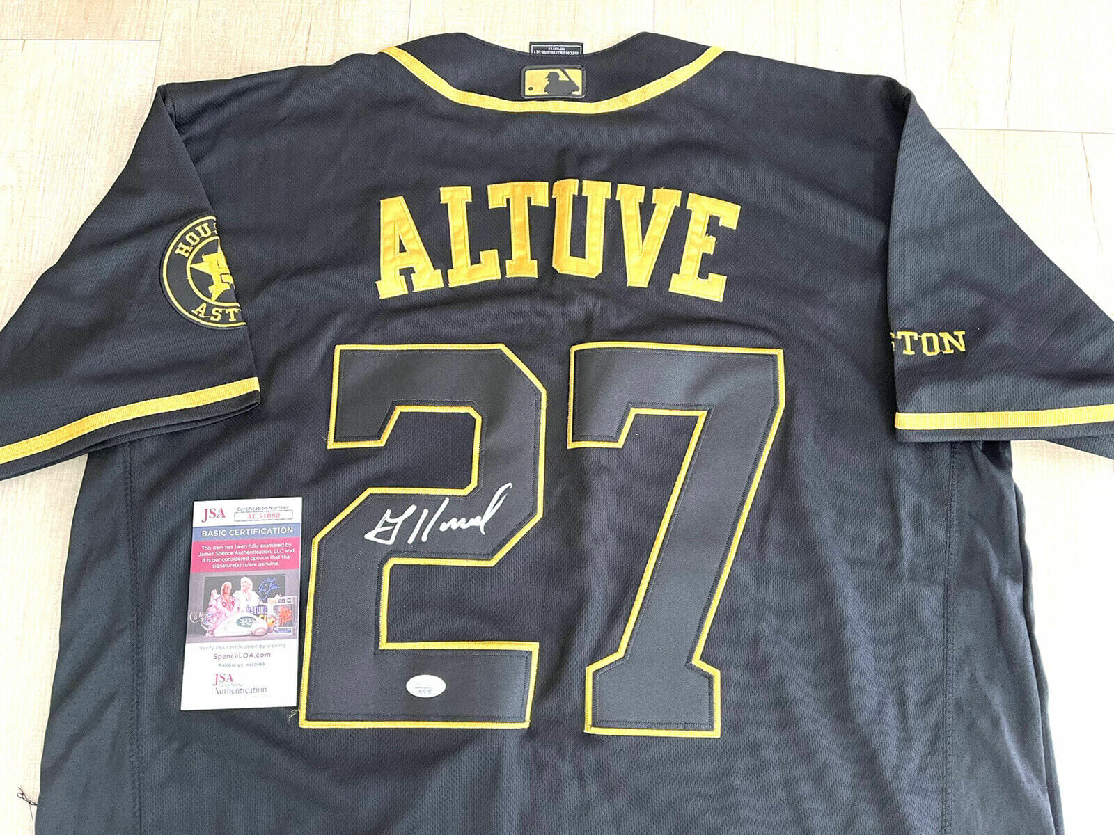 Jose Altuve Signed Astros Jersey (JSA)