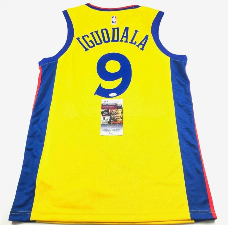 ANDRE IGUODALA SIGNED JERSEY PSA/DNA GOLDEN STATE WARRIORS AUTOGRAPHED COLLECTIBLE MEMORABILIA