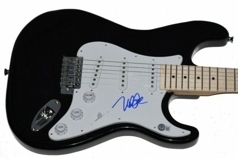 Mike Love Signed Full Size Electric Guitar COA Proof Autographed Beach Boys