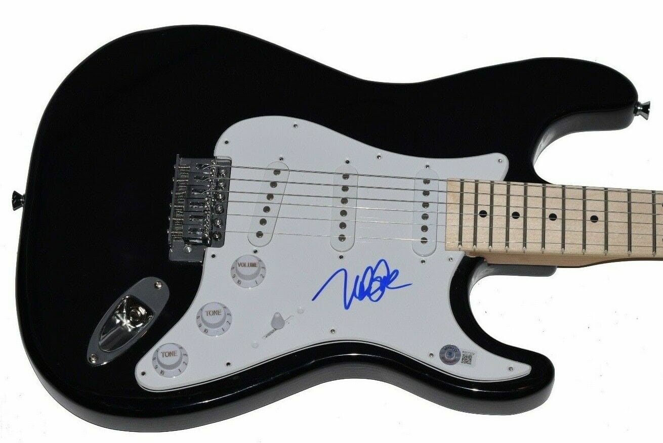 Mike Love Signed Full Size Electric Guitar COA Proof Autographed Beach Boys