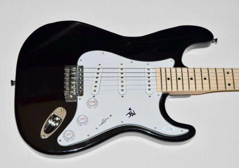 JADEN HOSSLER JXDN SIGNED AUTOGRAPH ELECTRIC GUITAR ANGELS & DEMONS MGK ACOA COA COLLECTIBLE MEMORABILIA