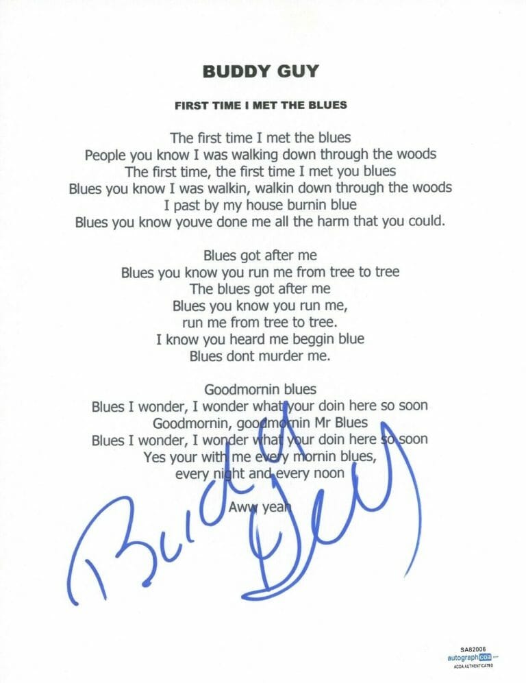 The Eagles Signed and Framed 'Get Over It' Lyrics Sheet - CharityStars