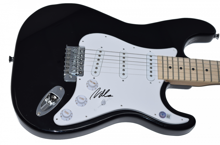 NATE MENDEL SIGNED AUTOGRAPHED ELECTRIC GUITAR BECKETT COA COLLECTIBLE MEMORABILIA
