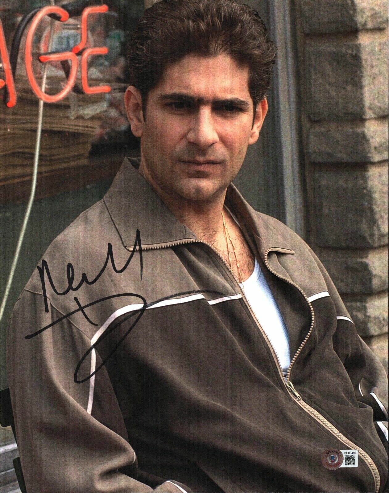 Michael Imperioli Signed Autographed 11x14 Photo The Sopranos Beckett 