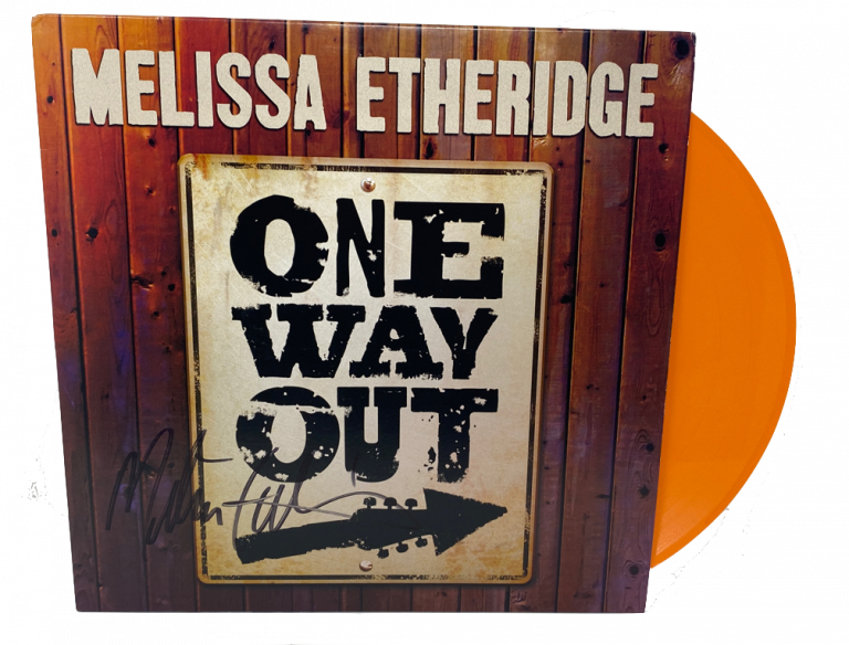 MELISSA ETHERIDGE SIGNED AUTOGRAPH ONE WAY OUT VINYL RECORD ALBUM LP BECKETT COA COLLECTIBLE MEMORABILIA