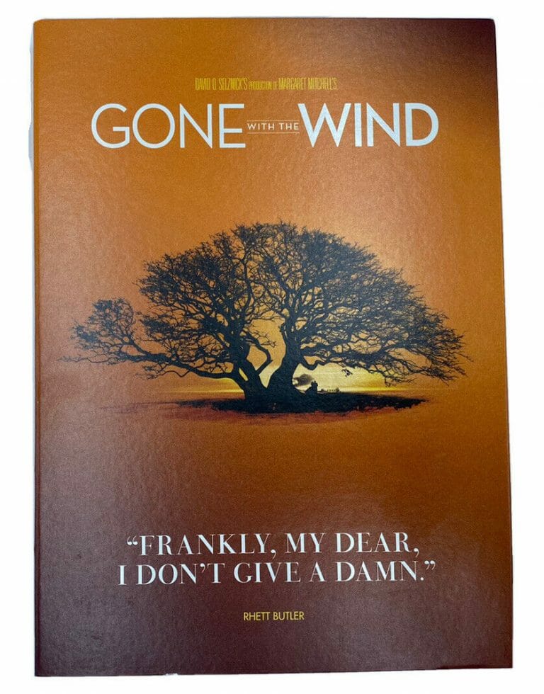 GONE WITH THE WIND (70TH ANNIVERSARY EDITION) DVD IN HAND FAST SHIP COLLECTIBLE MEMORABILIA