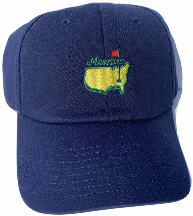 2022 MASTERS NAVY LOGO PERFORMANCE HAT AUGUSTA NATIONAL GOLF ADJUSTABLE NEW COLLECTIBLE MEMORABILIA