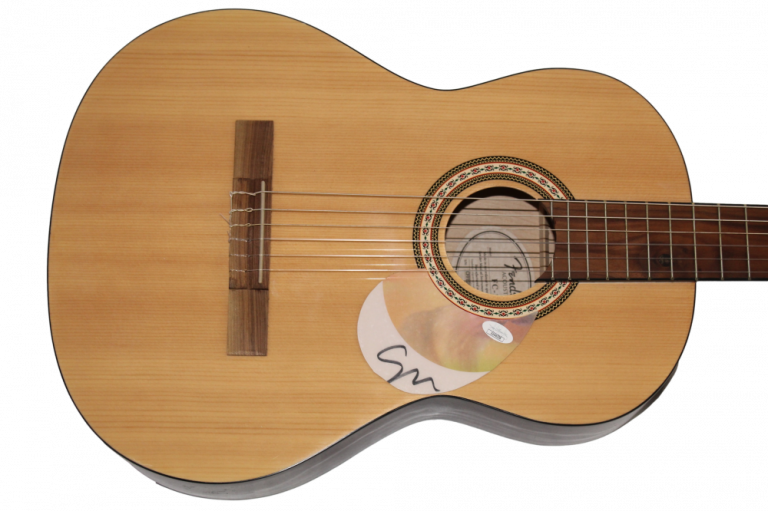 SHAWN MENDES SIGNED AUTOGRAPH FULL SIZE FENDER ACOUSTIC GUITAR – ILLUMINATE JSA COLLECTIBLE MEMORABILIA