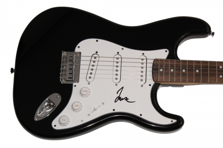 TAYLOR HAWKINS SIGNED AUTOGRAPH BLACK FENDER ELECTRIC GUITAR FOO FIGHTERS W/ JSA COLLECTIBLE MEMORABILIA