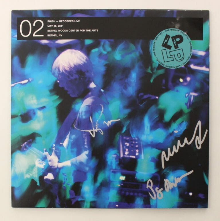 TREY ANASTASIO, MIKE, PAGE SIGNED AUTOGRAPH ALBUM VINYL RECORD – PHISH – JSA COA COLLECTIBLE MEMORABILIA