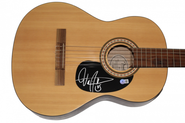 BILLY STRINGS SIGNED AUTOGRAPH FULL SIZE FENDER ACOUSTIC GUITAR RARE