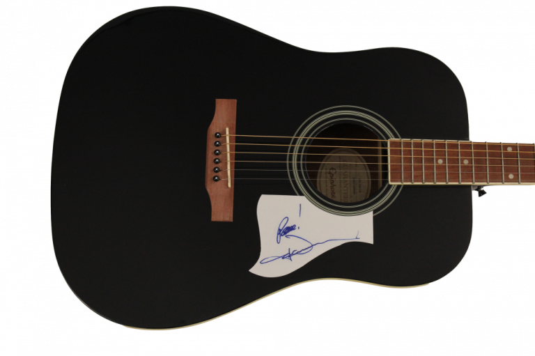 JOHN DENVER SIGNED AUTOGRAPH GIBSON EPIPHONE ACOUSTIC GUITAR FOLK ROCK ICON JSA COLLECTIBLE MEMORABILIA