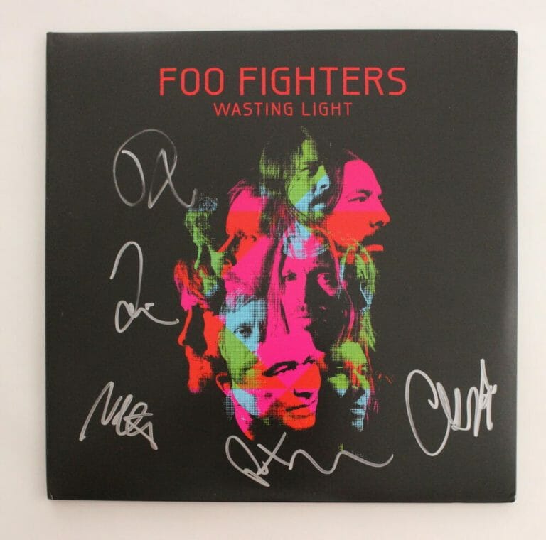 FOO FIGHTERS BAND (X5) SIGNED AUTOGRAPH ALBUM VINYL RECORD TAYLOR HAWKINS++ JSA COLLECTIBLE MEMORABILIA