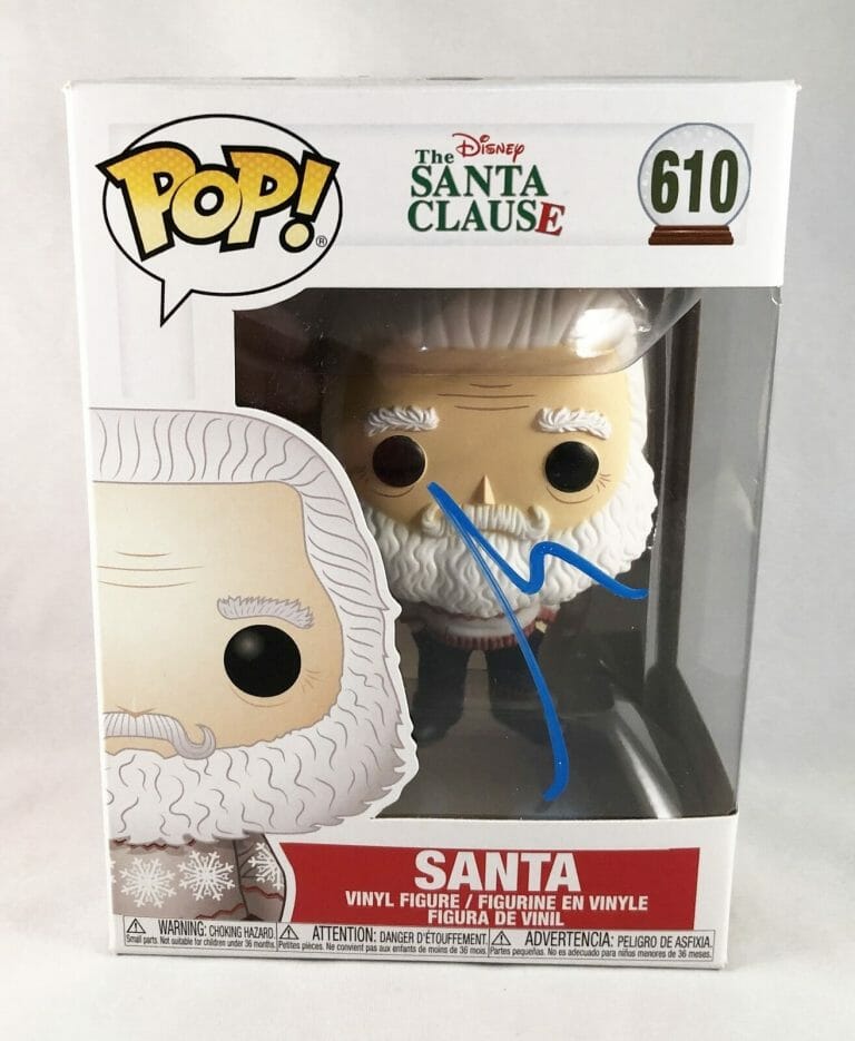 TIM ALLEN SIGNED FUNKO POP FIGURINE SANTA CLAUSE 610 COA COLLECTIBLE MEMORABILIA