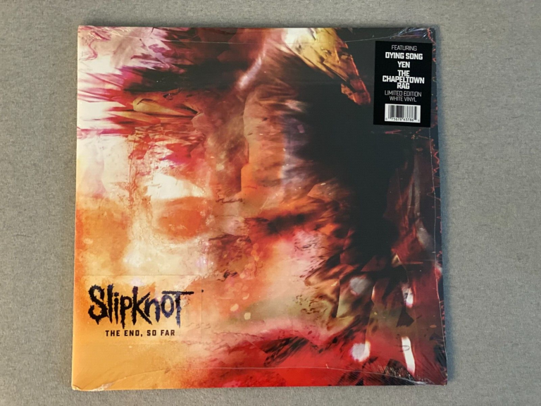 SLIPKNOT – THE END, SO FAR 2XLP VINYL – SEALED – EXCLUSIVE WHITE COLLECTIBLE MEMORABILIA