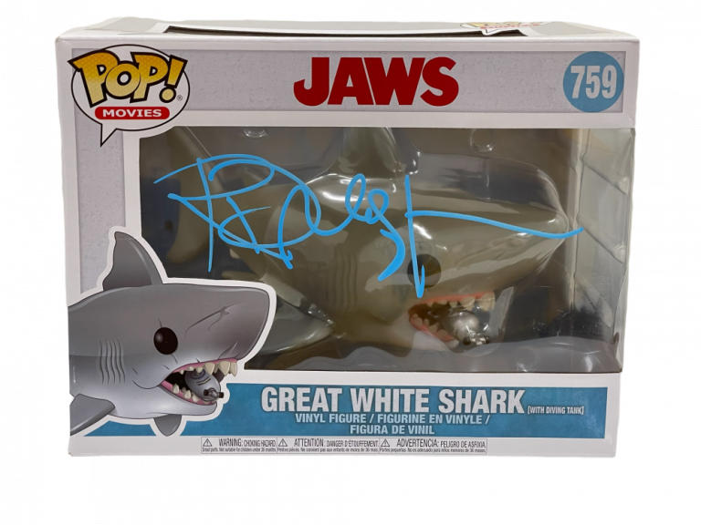 RICHARD DREYFUSS JAWS SHARK SIGNED 759 FUNKO FIGURE AUTOGRAPH PROOF BECKETT 12 COLLECTIBLE MEMORABILIA