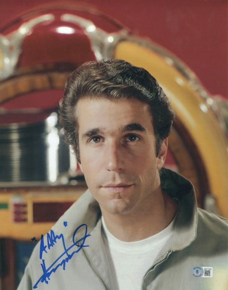 HENRY WINKLER SIGNED 11X14 PHOTO HAPPY DAYS FONZIE AUTOGRAPH BECKETT ...