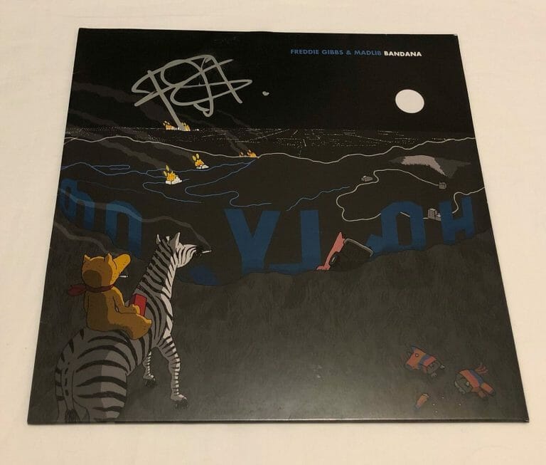 FREDDIE GIBBS SIGNED BANDANA VINYL RECORD JSA COLLECTIBLE MEMORABILIA