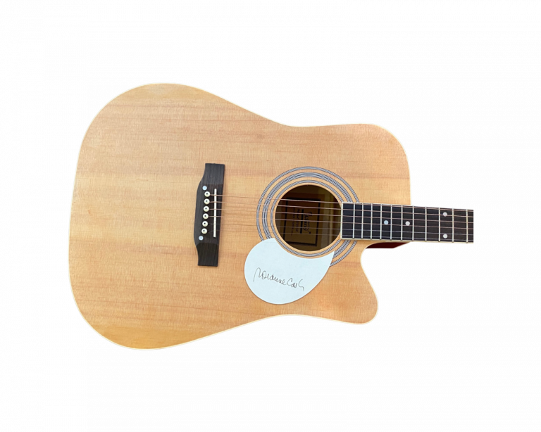 ROSANNE CASH SIGNED AUTOGRAPH FULL SIZE ACOUSTIC GUITAR JOHNNY DAUGHTER ACOA COA COLLECTIBLE MEMORABILIA