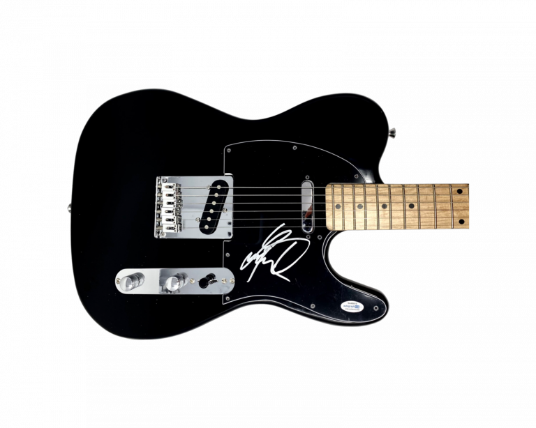LUKAS NELSON SIGNED ELECTRIC GUITAR PROMISE OF THE REAL WILLIE ACOA COA COLLECTIBLE MEMORABILIA