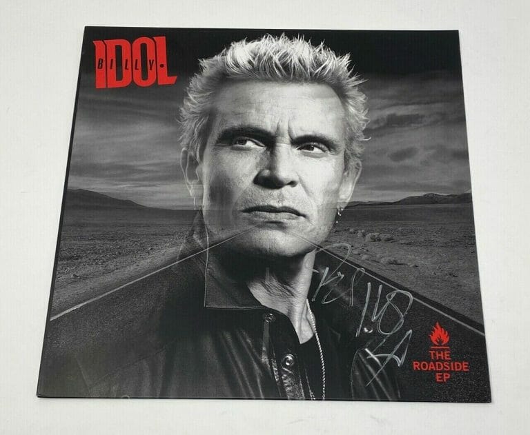 BILLY IDOL SIGNED AUTOGRAPH THE ROADSIDE EP VINYL RECORD ALBUM LP BECKETT COA COLLECTIBLE MEMORABILIA