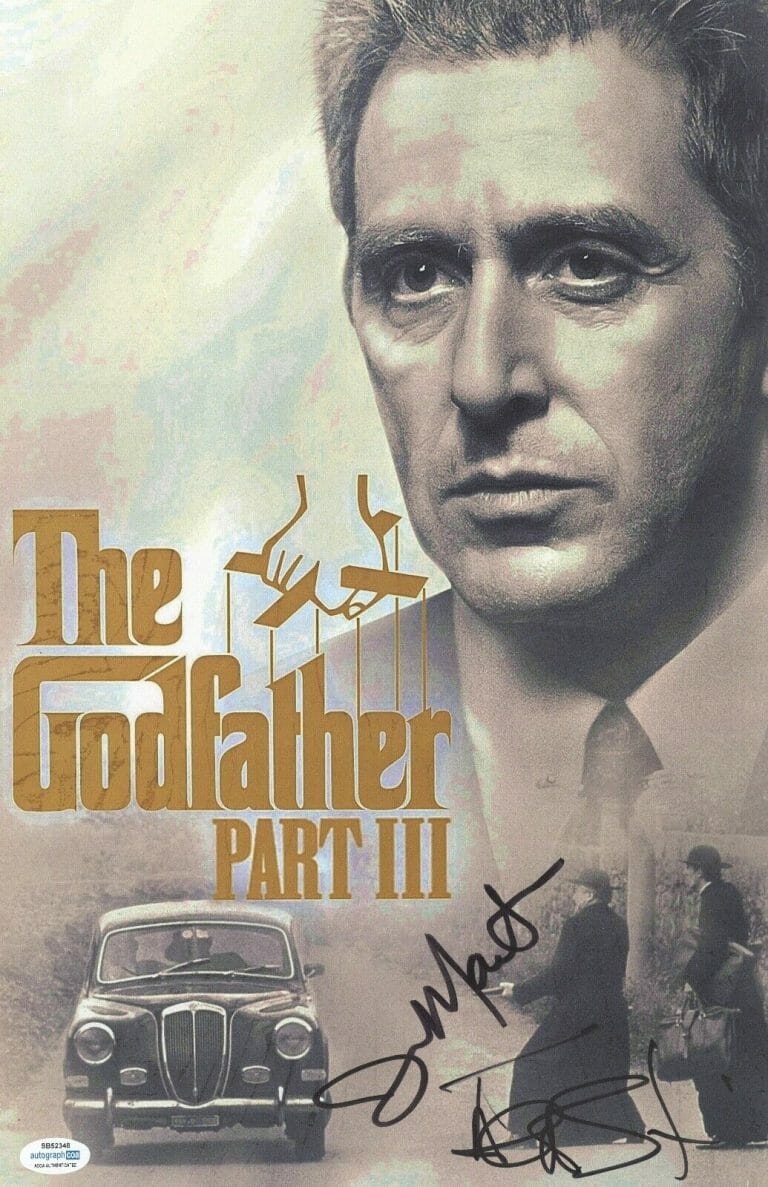 thumbnail image 2 of James Caan Signed 11x17 The Godfather Movie Poster Photo – Beckett Witnessed COA, Original, Made In USA 2 of 2