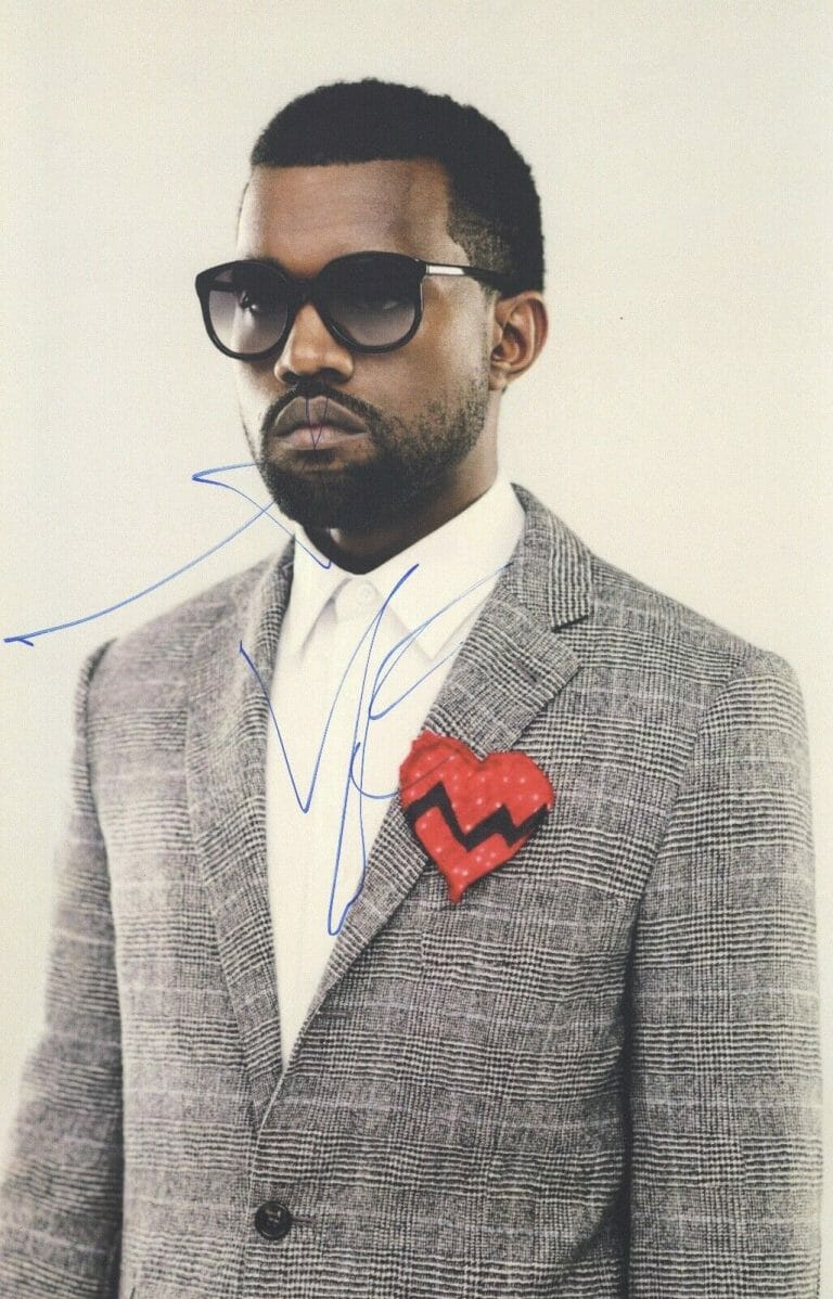 KANYE WEST SIGNED AUTOGRAPHED 11×17 PHOTO POSTER + YE INSCRIPTION DONDA ACOA COA COLLECTIBLE MEMORABILIA