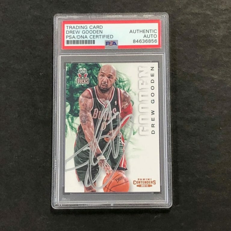 2012-13 PANINI CONTENDERS #141 DREW GOODEN SIGNED CARD AUTO PSA/DNA SLABBED BUCK COLLECTIBLE MEMORABILIA