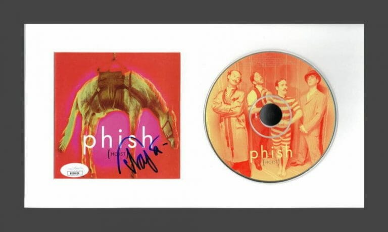 TREY ANASTASIO PHISH SIGNED AUTOGRAPH HOIST FRAMED CD DISPLAY READY TO HANG! JSA COLLECTIBLE MEMORABILIA