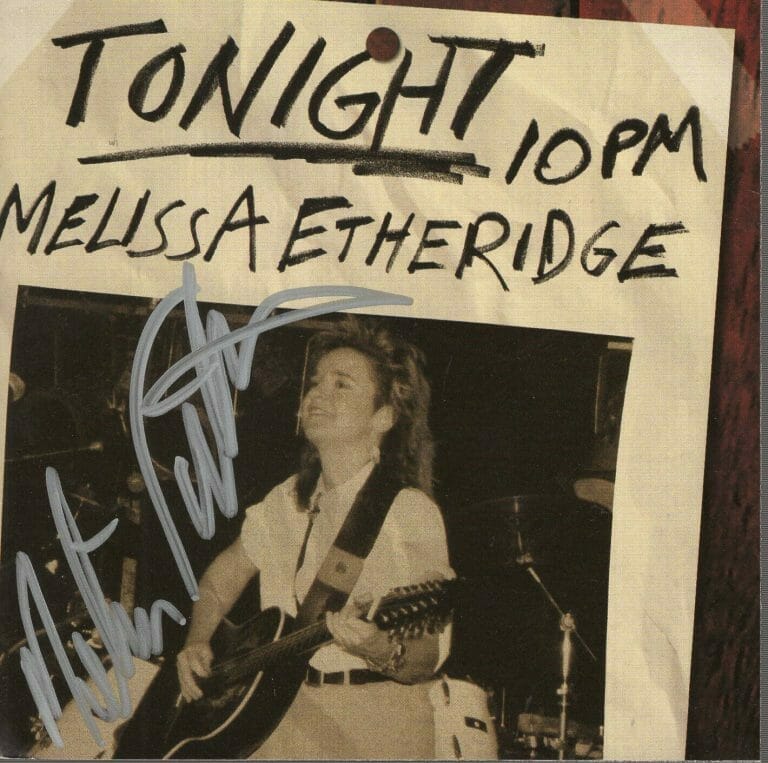 MELISSA ETHERIDGE HAND SIGNED ONE WAY OUT CD BOOKLET+COA AWESOME COLLECTIBLE MEMORABILIA