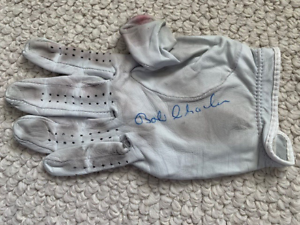 BOB CHARLES HAND SIGNED AND USED TITLEIST GOLF GLOVE 1963 OPEN CHAMP JSA COLLECTIBLE MEMORABILIA