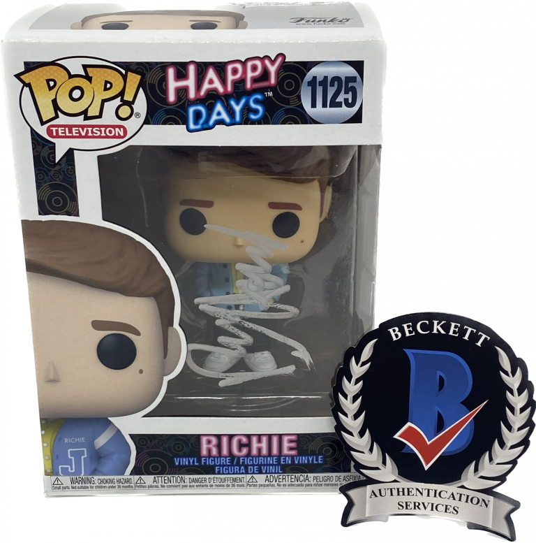 RON HOWARD SIGNED AUTOGRAPHED RICHIE HAPPY DAY FUNKO POP FIGURE 1125 BECKETT COA COLLECTIBLE MEMORABILIA