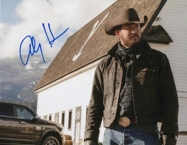 COLE HAUSER SIGNED AUTOGRAPH 11x14 PHOTO - YELLOWSTONE RIP WHEELER STUD ...