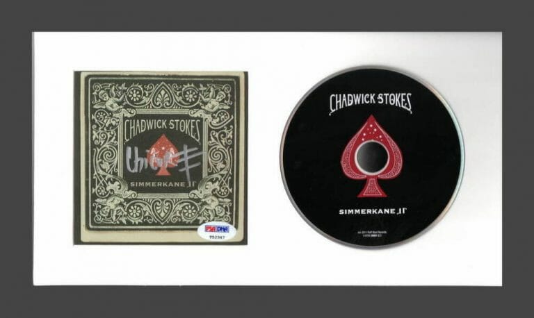 CHADWICK STROKES SIGNED AUTOGRAPH SIMMERKANE II FRAMED CD DISPLAY – DISPATCH PSA COLLECTIBLE MEMORABILIA