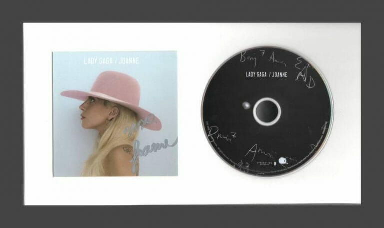 Gripsweat - Lady Gaga Rare Signed Autographed The Fame Vinyl LP