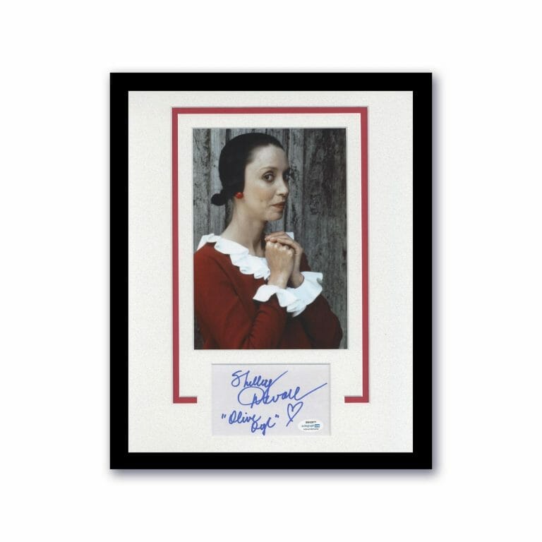 SHELLEY DUVALL “POPEYE” AUTOGRAPH SIGNED ‘OLIVE OYL’ FRAMED 11×14 DISPLAY ACOA COLLECTIBLE MEMORABILIA