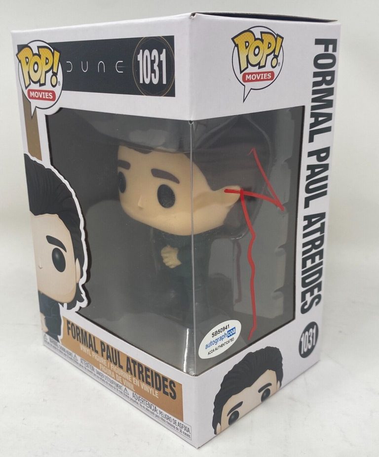 GREIG FRASER SIGNED FUNKO POP FORMAL PAUL ATREIDES DUNE CINEMATOGRAPHER ACOA COA COLLECTIBLE MEMORABILIA