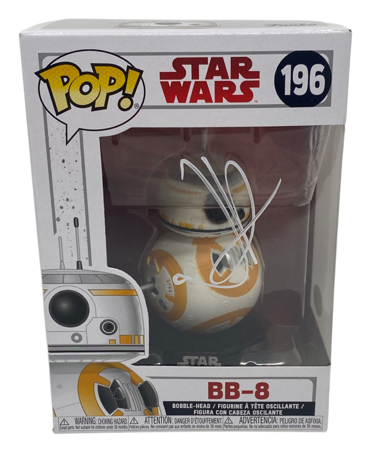 J.J. ABRAMS SIGNED AUTOGRAPHED STAR WARS FUNKO POP BB-8 #196 FIGURE ACOA COA COLLECTIBLE MEMORABILIA