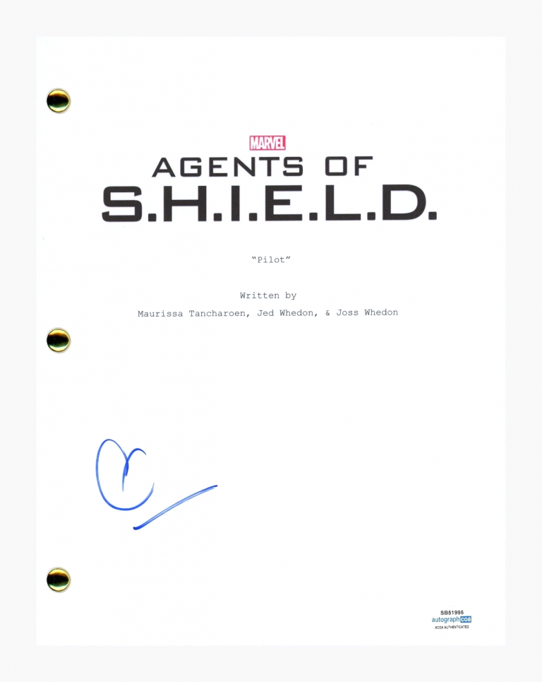 CLARK GREGG SIGNED AUTOGRAPH AGENTS OF SHIELD S.H.I.E.L.D. PILOT SCRIPT ACOA COA COLLECTIBLE MEMORABILIA