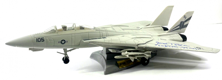 JAMES TOLKAN SIGNED AUTOGRAPH F-14 TOMCAT AIRPLANE TOP GUN JSA COA COLLECTIBLE MEMORABILIA