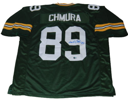 MARK CHMURA SIGNED (GREEN BAY PACKERS) XL CUSTOM JERSEY BECKETT BAS BG93603 COLLECTIBLE MEMORABILIA