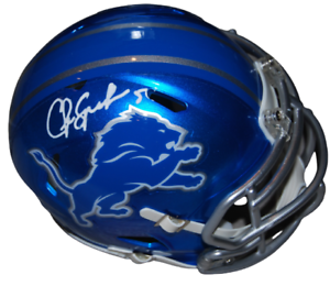 CHRIS SPIELMAN SIGNED (DETROIT LIONS) FLASH MINI HELMET BECKETT BAS BH087469 COLLECTIBLE MEMORABILIA