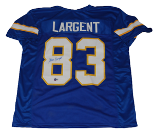 STEVE LARGENT SIGNED (TULSA GOLDEN HURRICANES) XL CUSTOM JERSEY BECKETT BG93594 COLLECTIBLE MEMORABILIA
