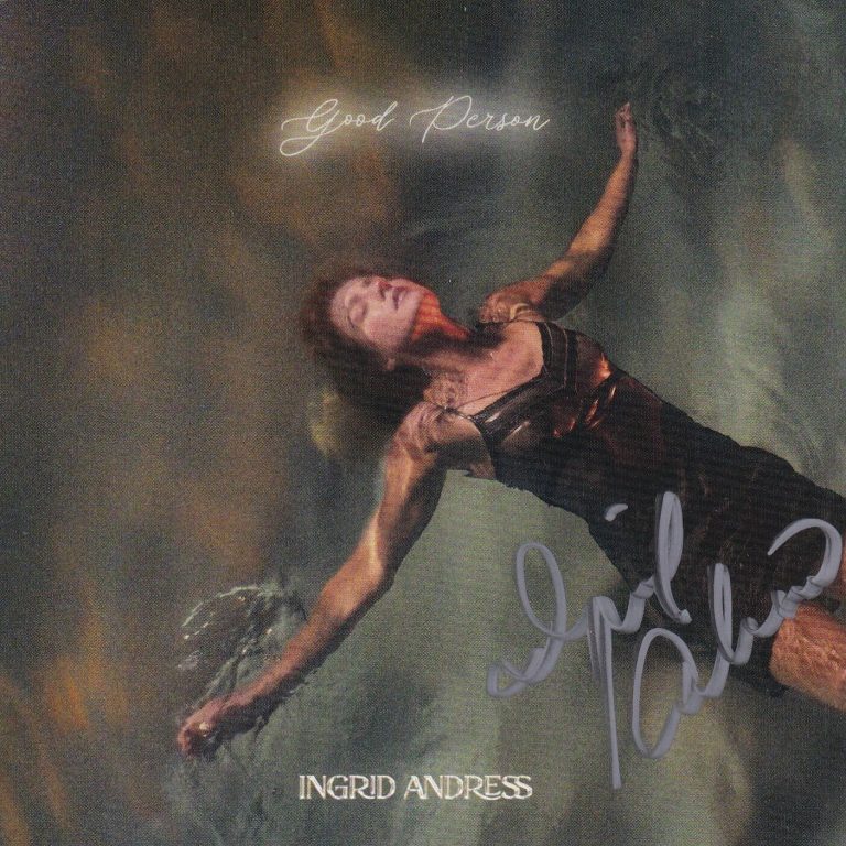INGRID ANDRES SIGNED (GOOD PERSON) CD COVER AUTOGRAPHED BECKETT BAS BH058677 COLLECTIBLE MEMORABILIA