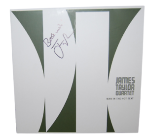 JAMES TAYLOR QUARTET SIGNED (MAN IN THE HOT SEAT) RECORD LP BECKETT BAS BH033978 COLLECTIBLE MEMORABILIA
