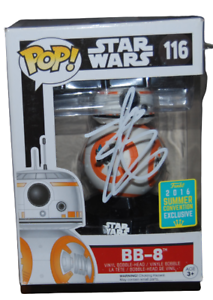 BEN SCHWARTZ SIGNED (STAR WARS) BB-8 FUNKO POP #116 BECKETT BAS BH097185 COLLECTIBLE MEMORABILIA