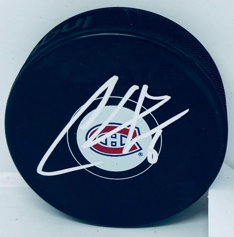 CHRIS WIDEMAN SIGNED MONTREAL CANADIENS PUCK AUTOGRAPHED HABS COLLECTIBLE MEMORABILIA